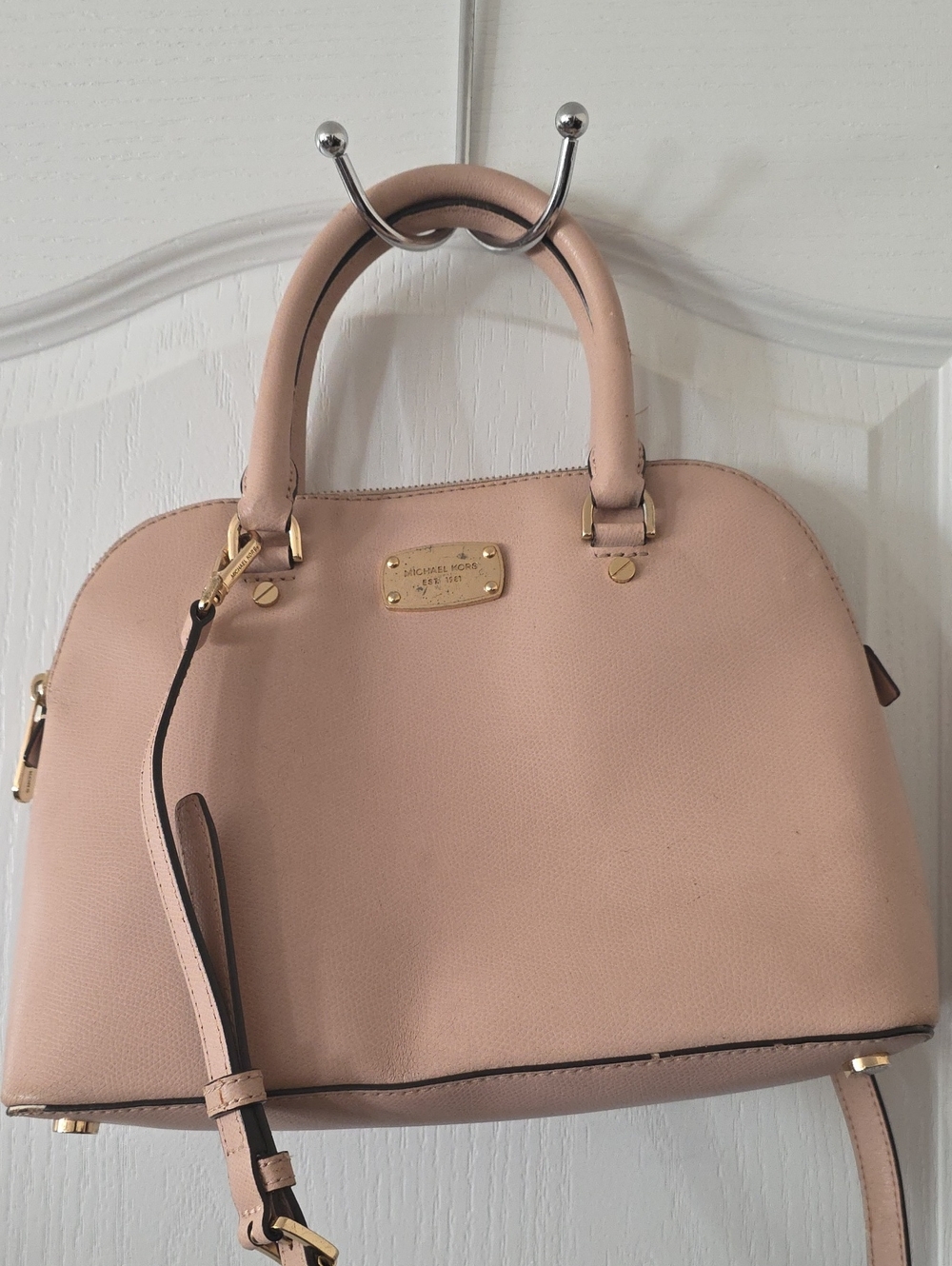 Michael Kors Blush Pink Dome Satchel